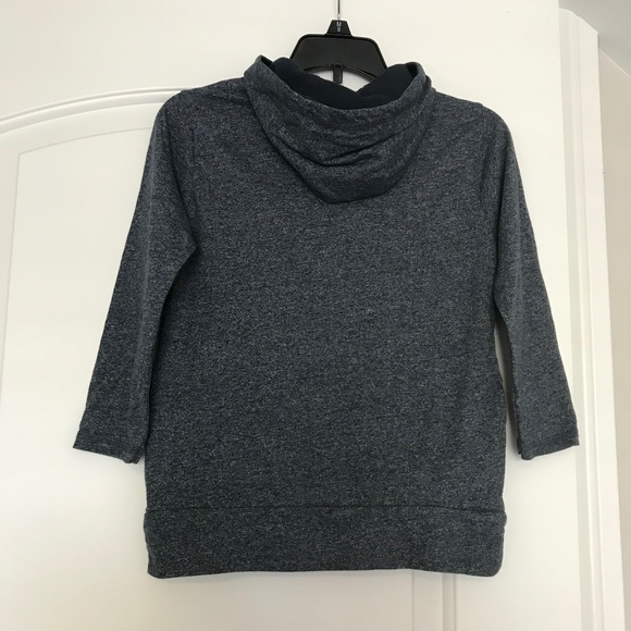 Zara Long Sleeve Tee with Hood and Zippers on the sides Boys Size 6 - Picture 3 of 5